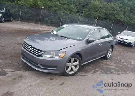 2012 Volkswagen Passat Se from USA, damaged, VIN 1VWBH7A31CC062168